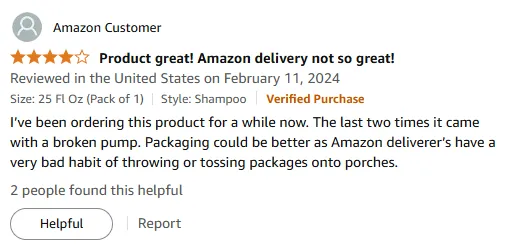 My Shampoo Experience with Broken Pump