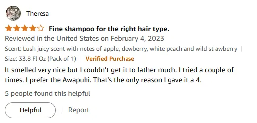 My Shampoo Experience with Nice Scent