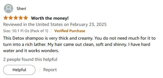 My Detox Shampoo Experience for Clean Soft Hair