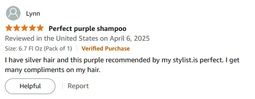 My Silver Hair Shampoo Experience