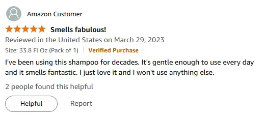 I've Used This Shampoo for Decades