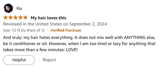 My Hair Loves This Shampoo