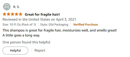 My Fragile Hair Shampoo Review