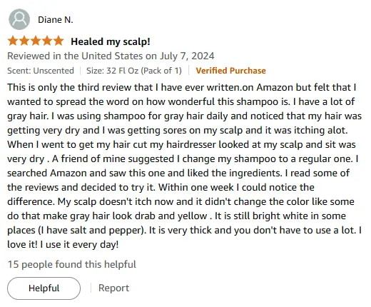 My Experience with This Shampoo for Gray Hair