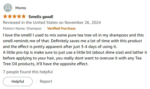My Tea Tree Shampoo Experience