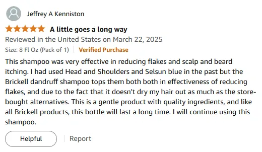 My Experience with Brickell Dandruff Shampoo