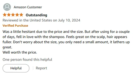 My Shampoo Experience: Great for Full Hair