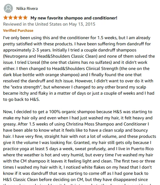 My 1.5 Week Shampoo Experience with Organic Benefits