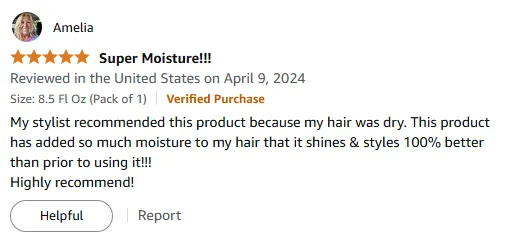 My Hair Feels Moisturized and Shiny After Using This Shampoo