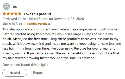 Revolve Shampoo and Conditioner Review