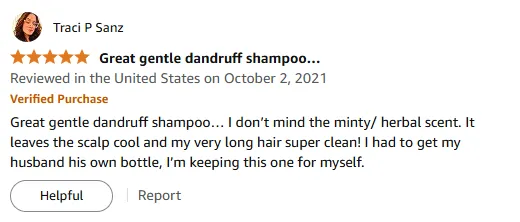 I Found My Gentle Dandruff Shampoo With Herbal Scent