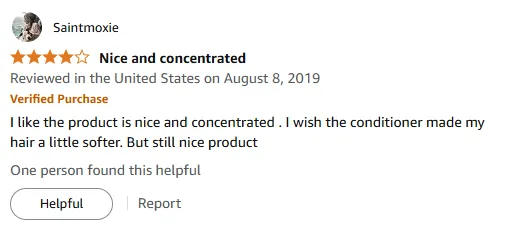 I love this concentrated shampoo for cleaner, softer hair results