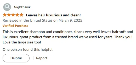 My Trusted Shampoo Delivers Soft, Luxurious Results Daily