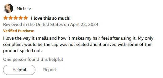 I Love This Scented Shampoo For Silky Hair