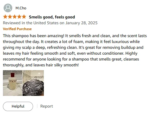 I Love This Shampoo For Fresh Scent And Silky Softness