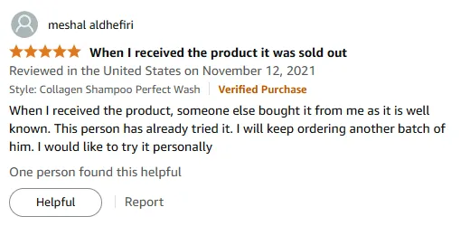 My trusted shampoo fuels endless recommendations and repeat buys