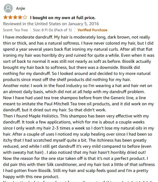 I Finally Discovered an Effective Natural Dandruff Shampoo