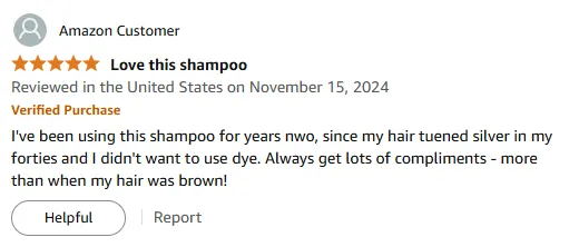 My Dye-Free Silver Shampoo Naturally Boosts Daily Shine