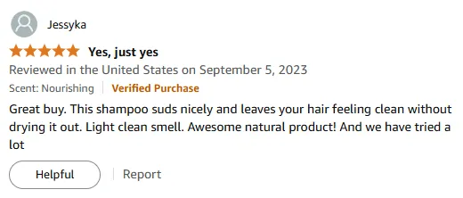 I found my perfect hydrating natural shampoo
