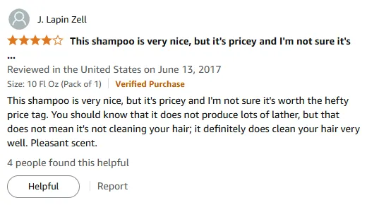 I Prefer This Low Lather Formula For Deep Hair Cleaning