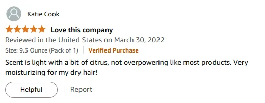 Light Citrus Conditioner That Moisturizes My Dry Hair