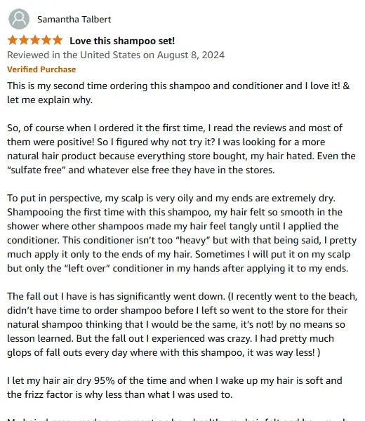 My Hair Fallout Reduced With This Sulfate Free Shampoo