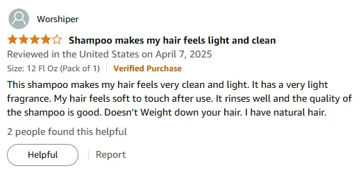 I Found a Light Clean Shampoo for Natural Hair