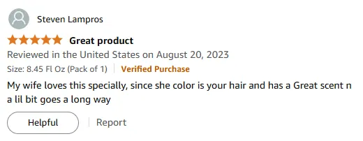 I Love This Shampoo for Colored Hair - Great Value