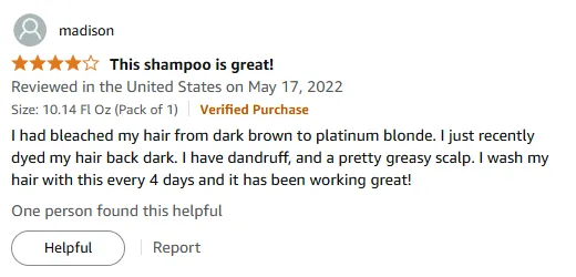 My Tea Tree Shampoo Stops Dandruff & Grease
