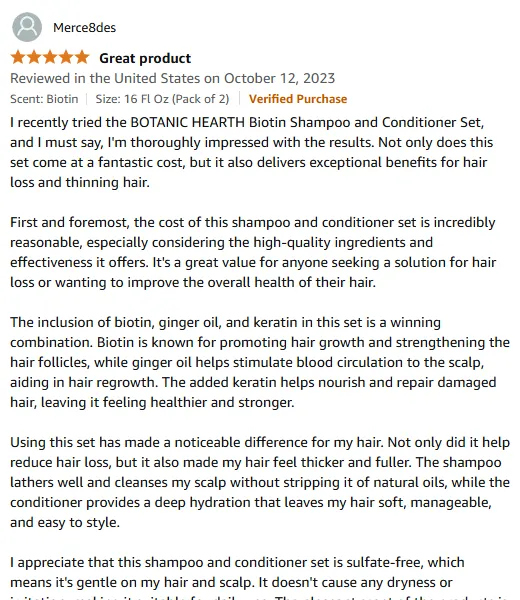 My Top Biotin Shampoo for Hair Growth