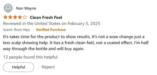 My Effective Anti-Thinning Shampoo: Fresh & Honest