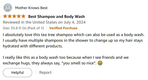 My Go-To Tea Tree Shampoo For Hydrated Hair