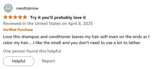 Love This Shampoo for Soft, Silky Hair