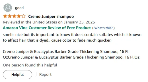 My Cremo Shampoo Review: Great Scent but Sulfates Concern