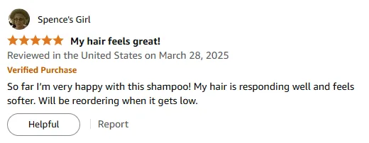 My Hair Feels Softer with Bingo Argan Shampoo