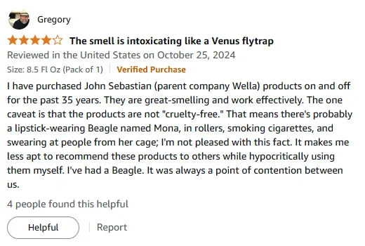 My Sebastian Shampoo Review: Lightweight & Smells Divine