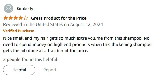 Best Thickening Shampoo I've Tried for Volume