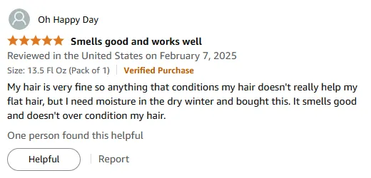 My Fine Hair's Weightless Moisture Shampoo
