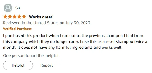My Effective Reset Shampoo for Scalp Health