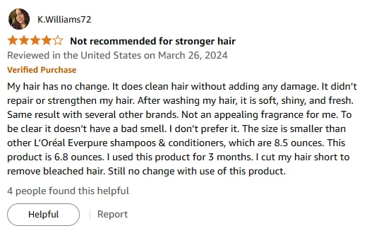 Honest Review: Hair Clean but No Repair