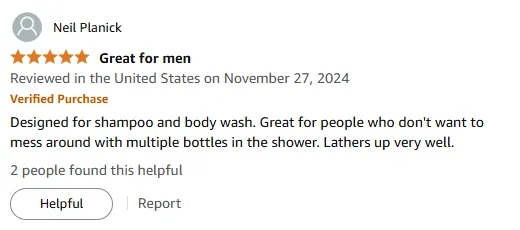 My Favorite 2-in-1 Shampoo & Body Wash