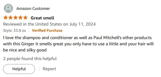 Love Paul Mitchell Awapuhi Ginger Shampoo