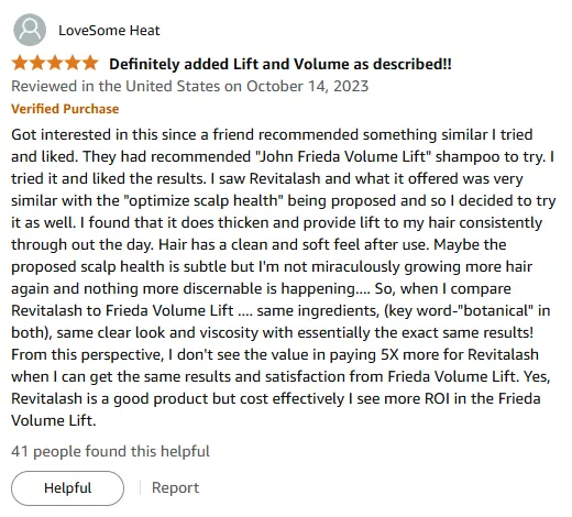I Found RevitaLash Thickening Shampoo Good But Pricey