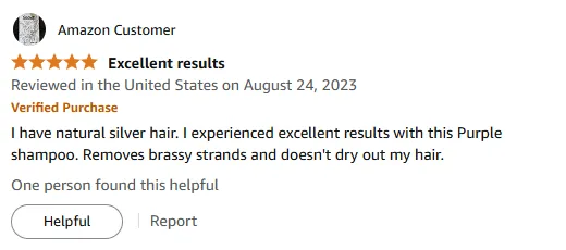 My Best Purple Shampoo for Silver Hair Results