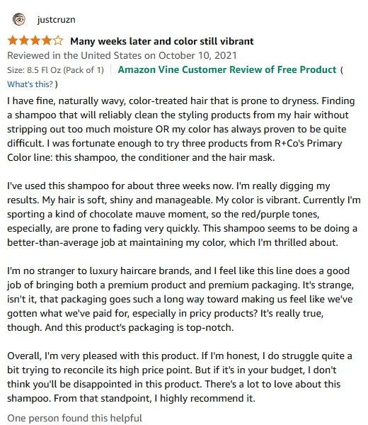 My Honest R+Co Shampoo Review for Color-Treated Hair