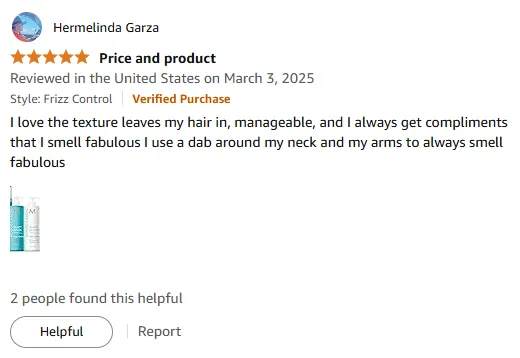 My Hair Smells Fabulous with Moroccanoil