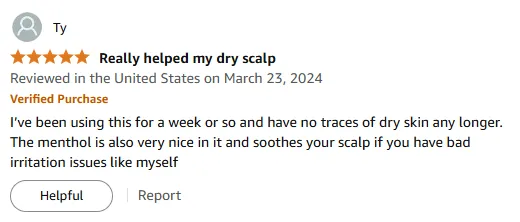 I Found Relief from Dandruff and Itchy Scalp
