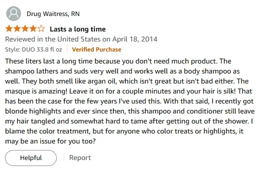 My DermOrganic Shampoo: Long-Lasting & Great Lather