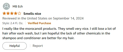 I Love Moroccanoil Conditioner for Its Scent and Paraben Free