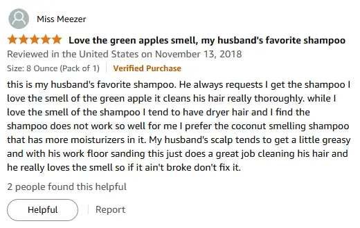My Go-To Green Apple Shampoo for Greasy Scalp